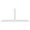 Ekena Millwork Portland Architectural Grade PVC Gable Bracket, 108"W x 49 1/2"H x 6"D x 6"F, 11/12 Pitch GBP108X50X0606POR00 - alternate 4